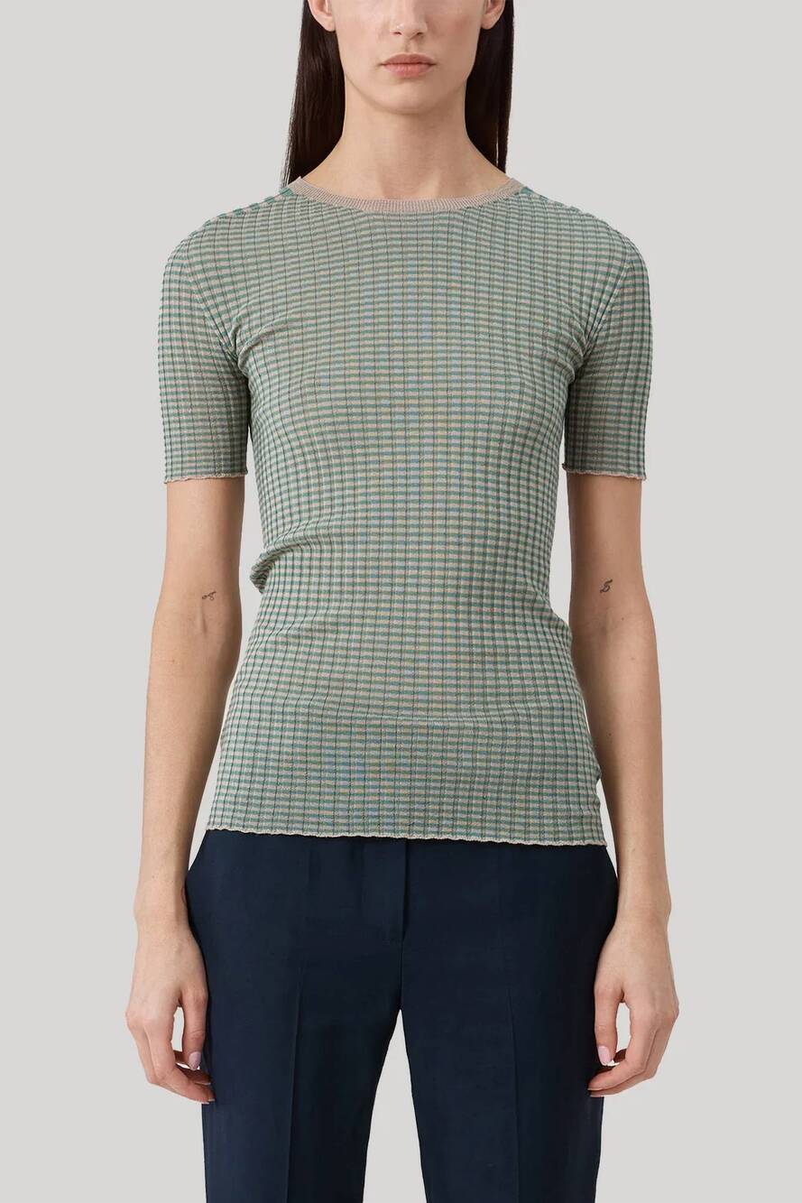 NEW KALLMEYER eaton seamless tee in jade